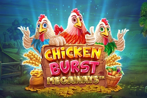 Арт слота Chicken Burst Megaways